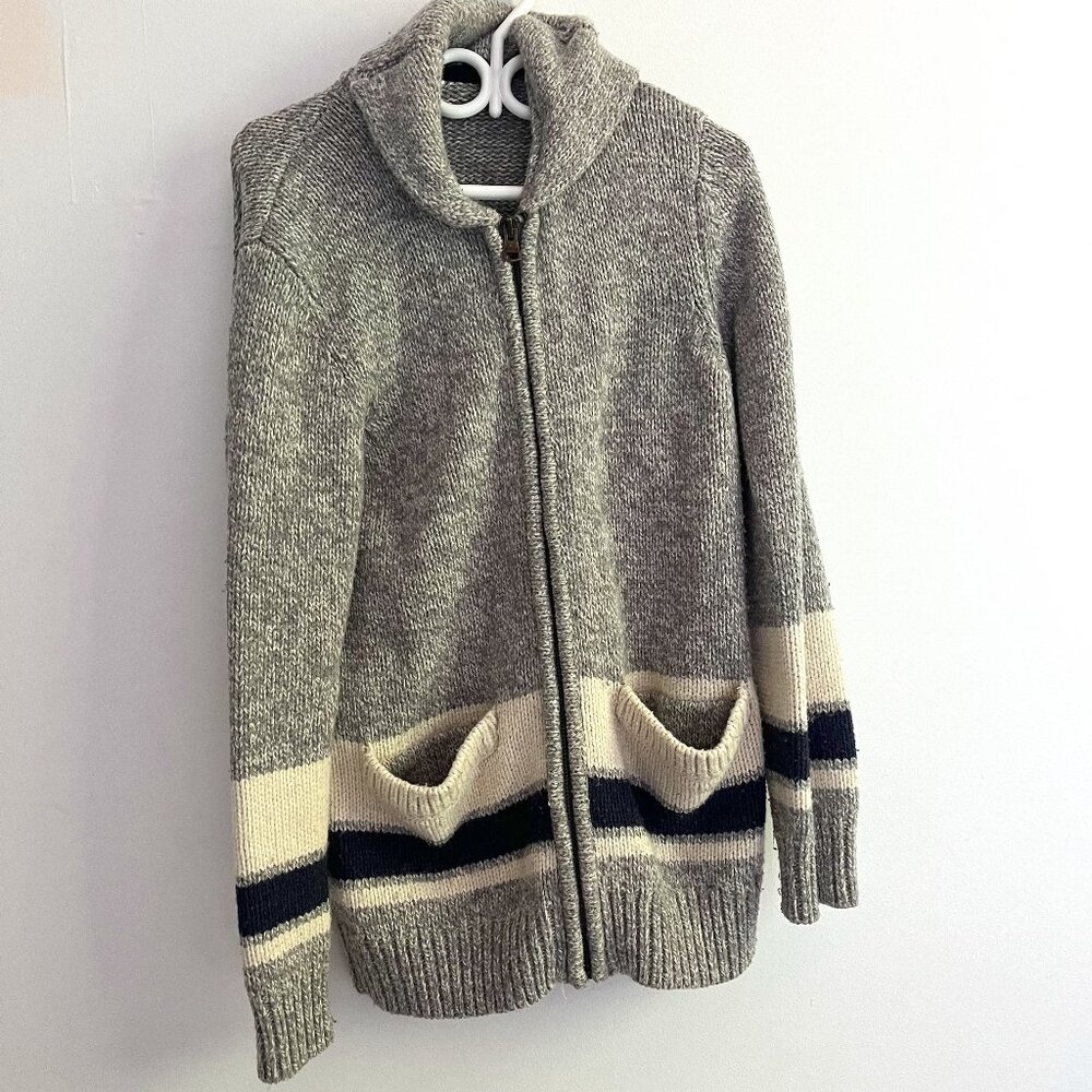 Roots Zip Cardigan Sweater
